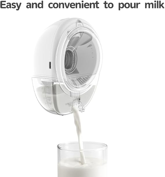 Breast Pump Portable Hands Free, 9-Level Three-Mode, Long Battery Life, Painless Breast Pumping, Single